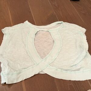 FP Movement by Free People Light Mint Crop Top